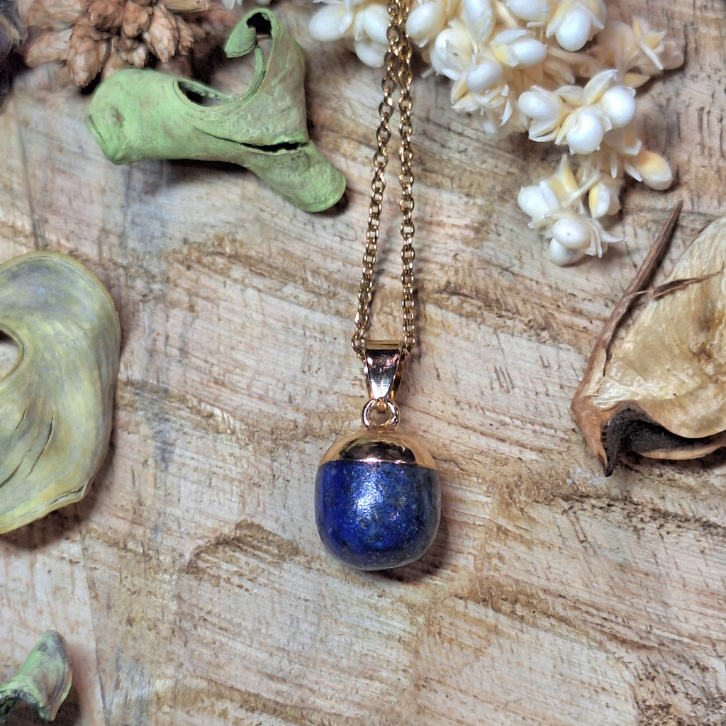 Collier pendentif en Lapis-Lazuli