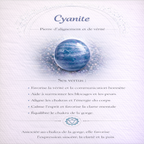 Collier pendentif en Cyanite Bleue