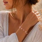 Bracelet en Quartz Rose - Amour Tendresse Réconfort