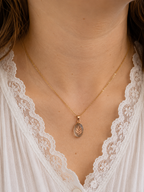 Collier avec pendentif en Aventurine