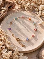 Bracelet avec pierres diverses