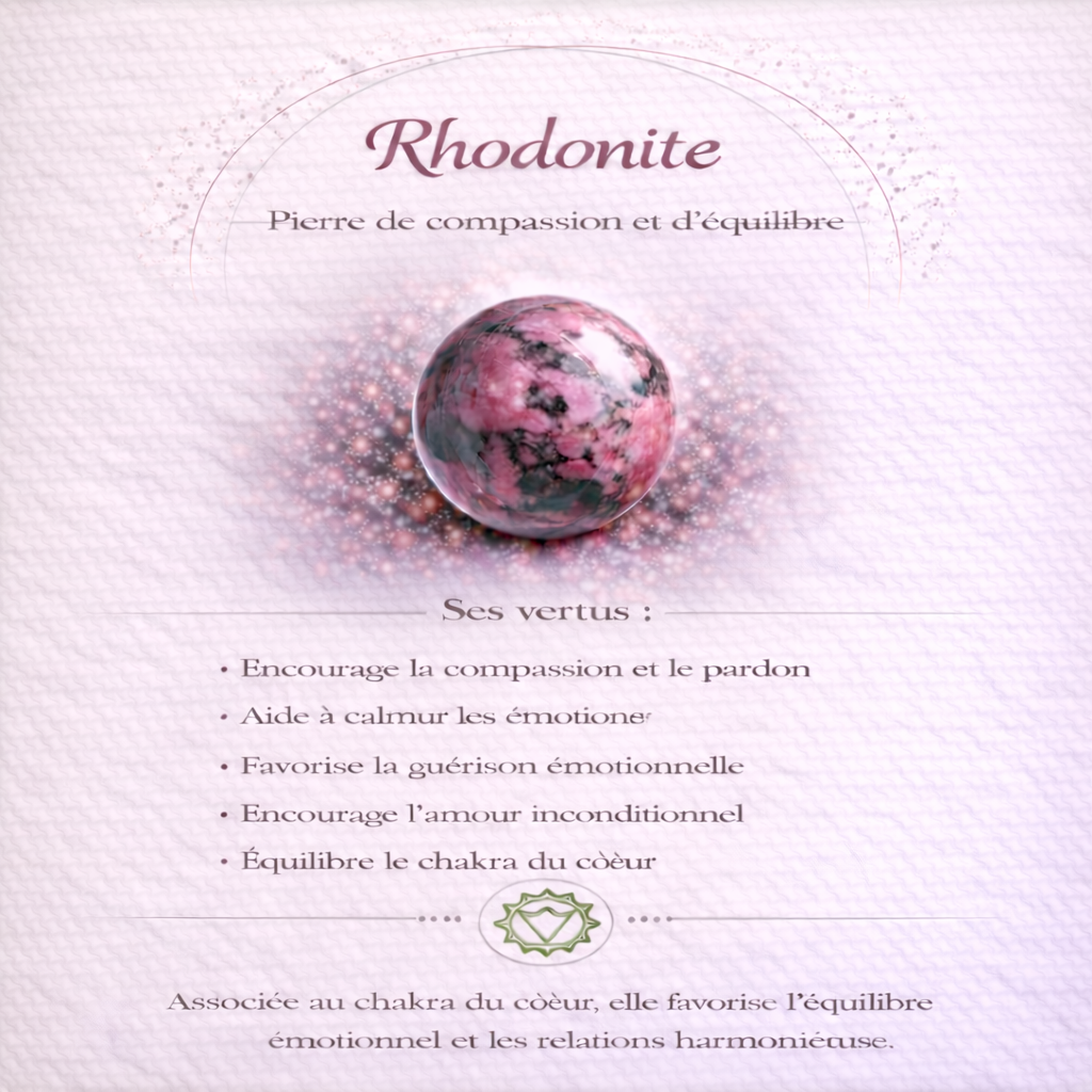 Bague en Rhodonite