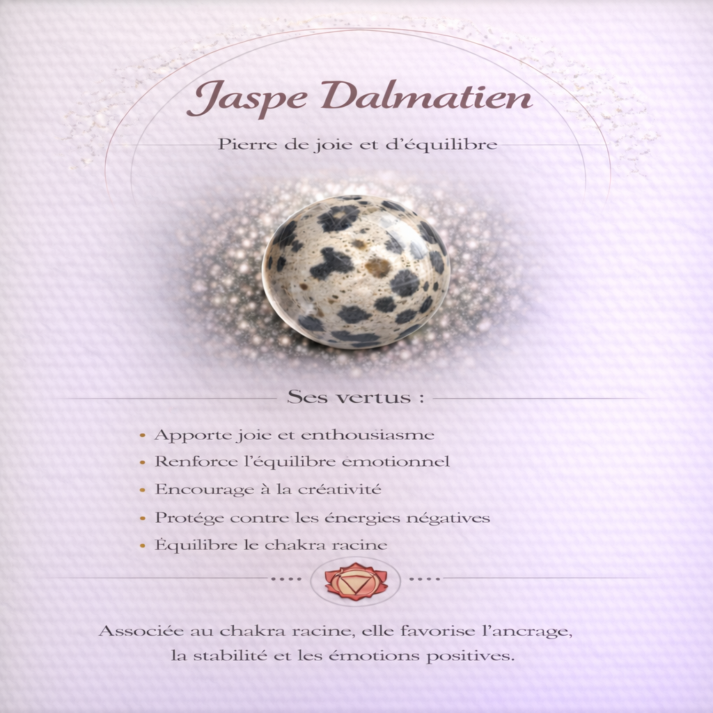 Collier pendentif en Jaspe Dalmatien