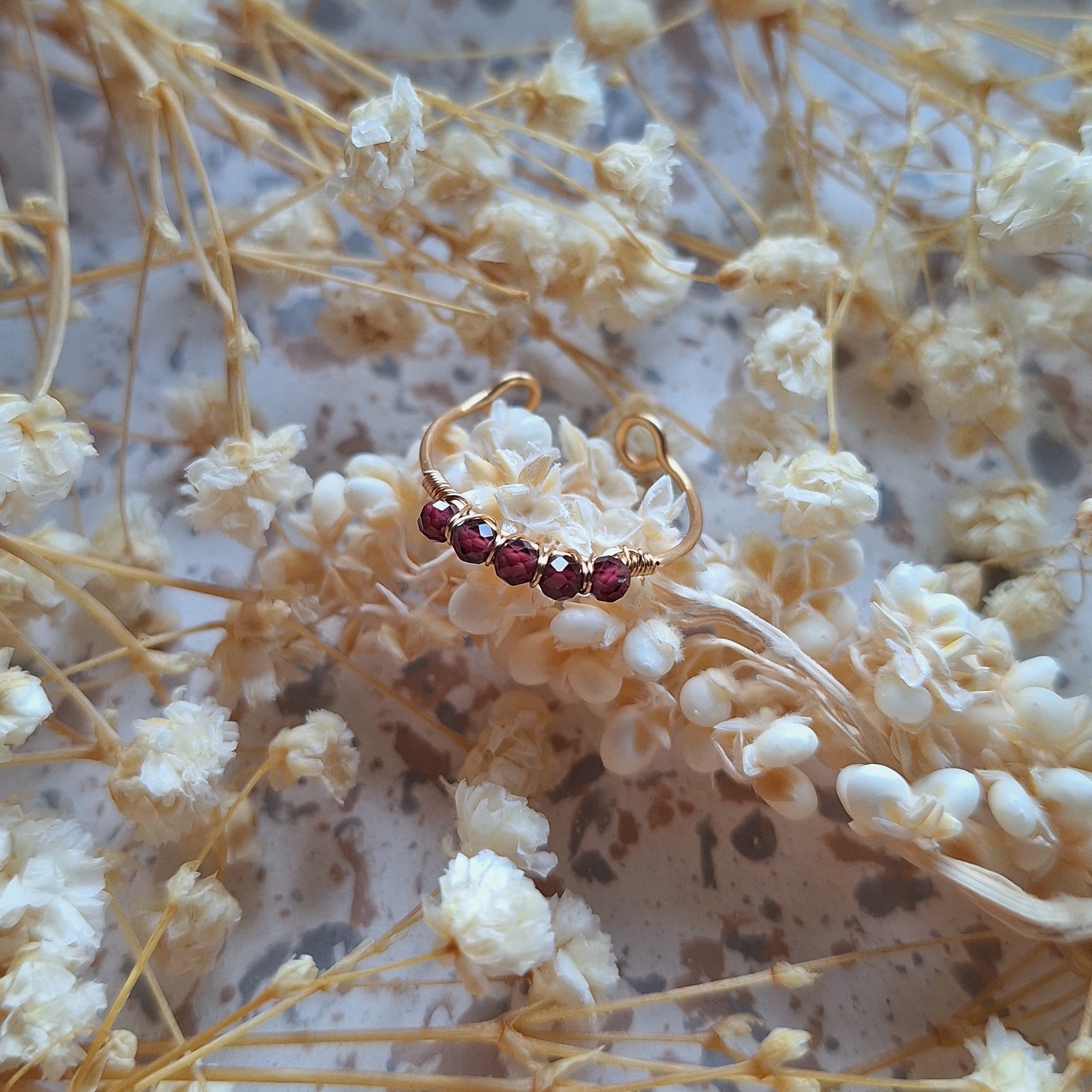 Bague en Grenat - Passion Force Vitalité