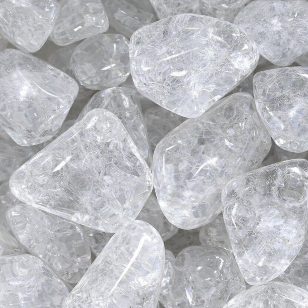 Collier pendentif en Quartz Blanc