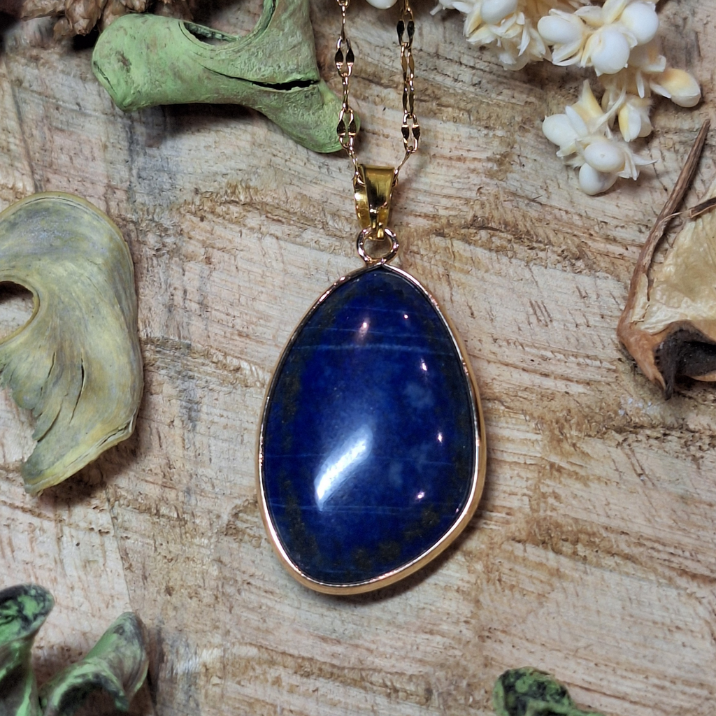 Collier pendentif en Lapis-Lazuli