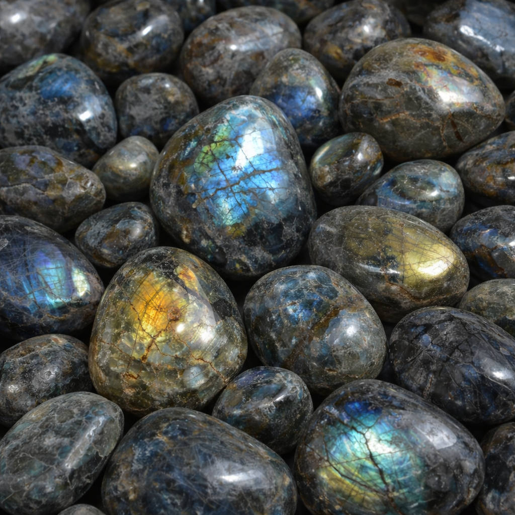 Collier pendentif avec Labradorite