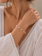 Bracelet en Quartz Rose - Amour Tendresse Réconfort