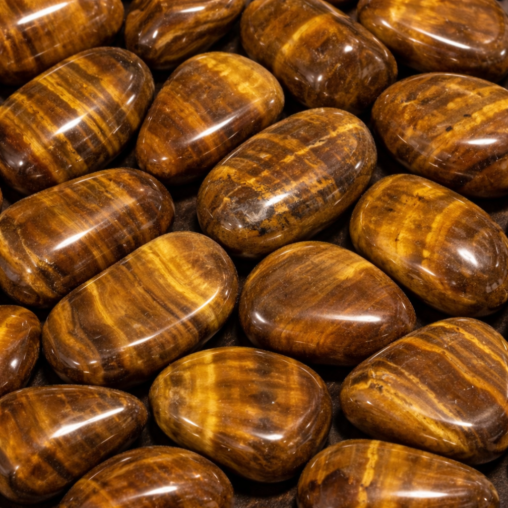 Collier pendentif en Oeil de Tigre