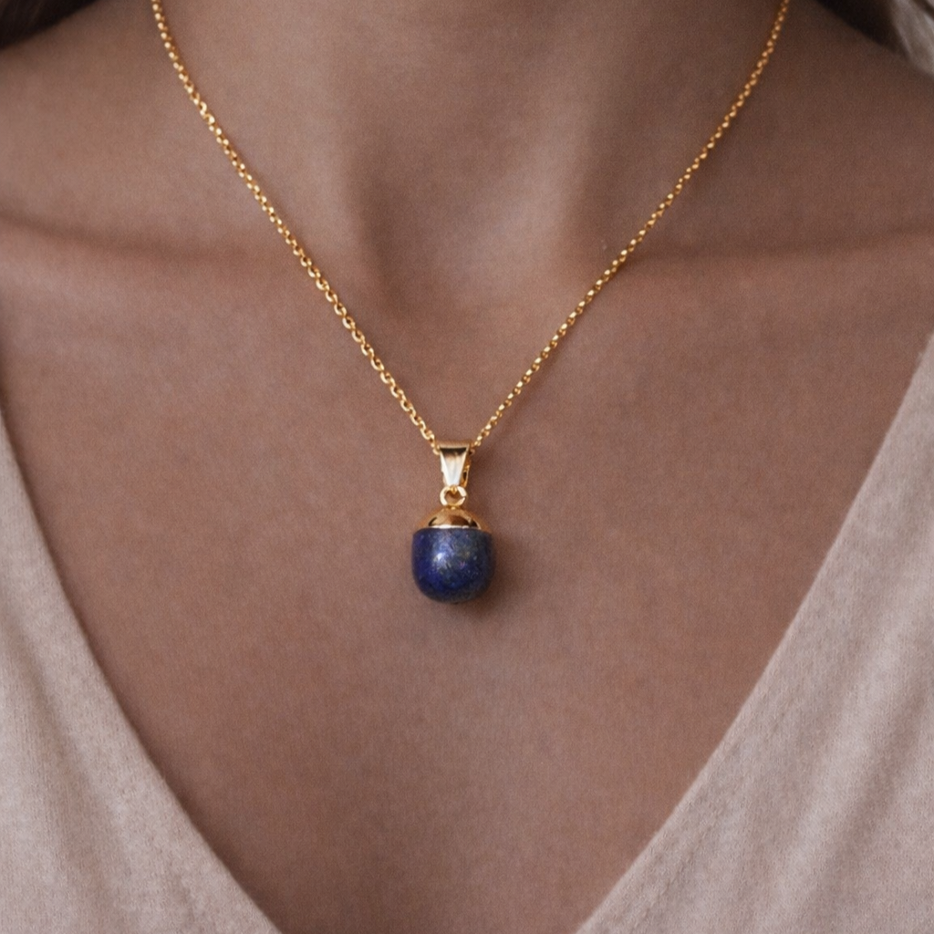 Collier pendentif en Lapis-Lazuli