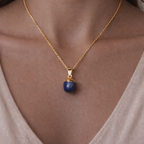 Collier pendentif en Lapis-Lazuli