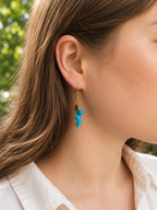 Boucles d'oreille en Turquoise