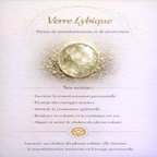 Collier pendentif en Verre Lybique