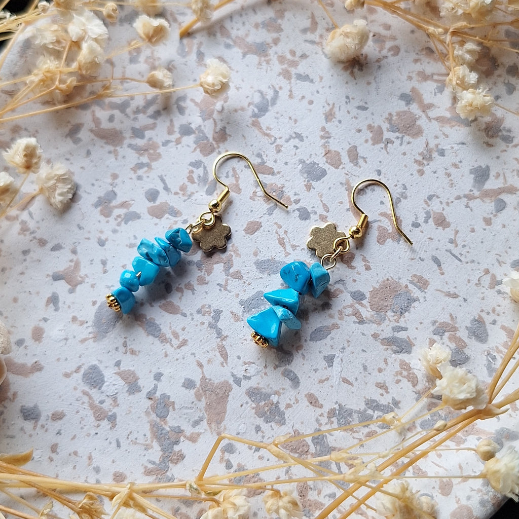 Boucles d'oreille en Turquoise