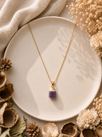 Collier pendentif en Améthyste - Sérénité Intuition Apaisement