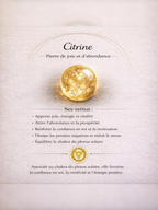 Bague en Citrine - Abondance Énergie Confiance