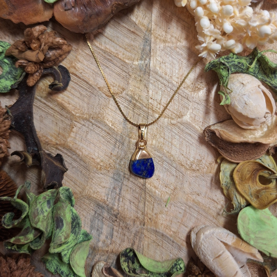 Collier pendentif en Lapis-Lazuli