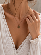 Collier pendentif avec Quartz Rose - Amour Tendresse Réconfort