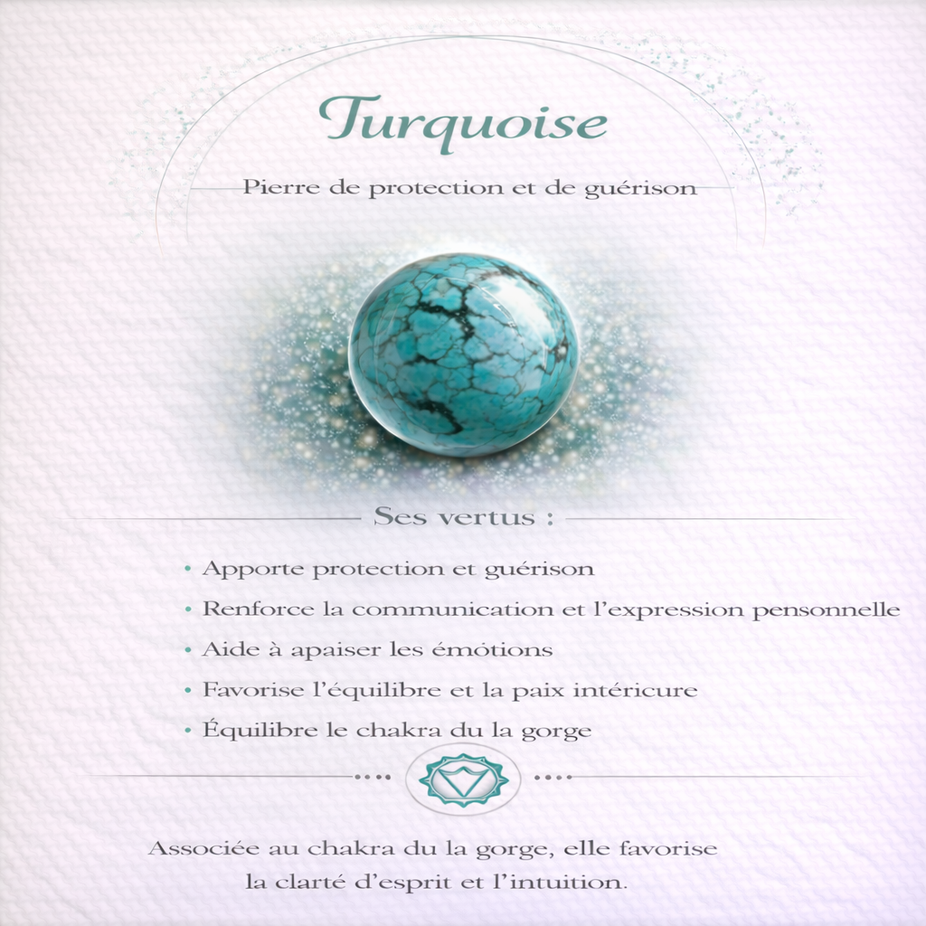 Bracelet en Turquoise