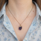 Collier pendentif en Améthyste
