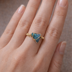 Bague avec Apatite