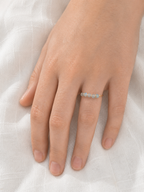 Bague avec perles d'Amazonite