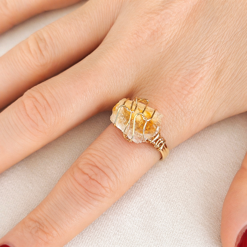 Bague en Citrine