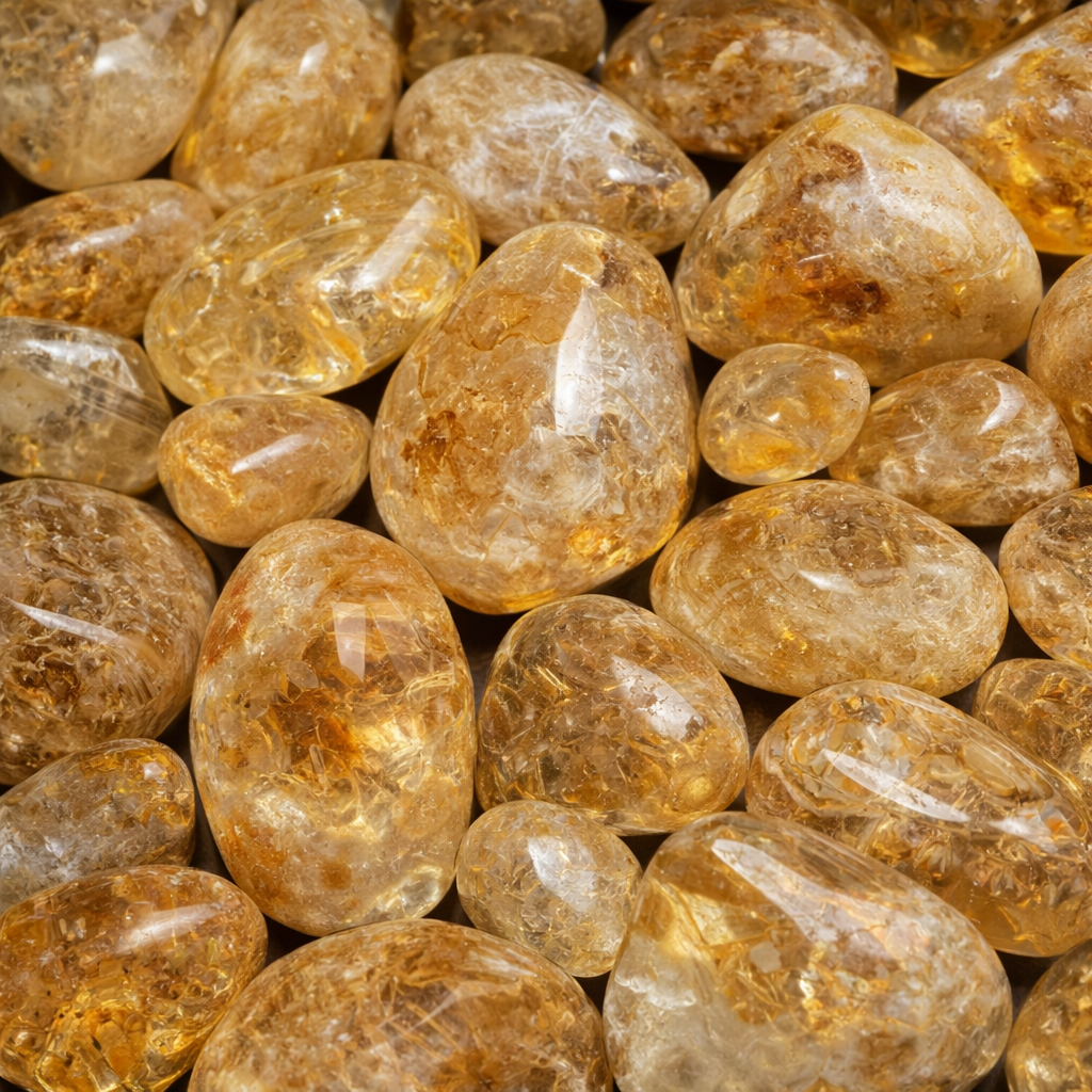 Collier pendentif en Citrine