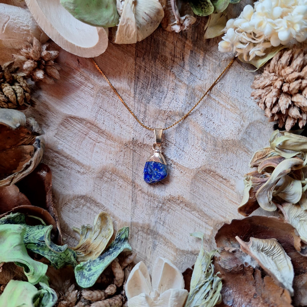 Collier pendentif en Lapis-Lazuli