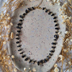 Collier avec perles en Onyx