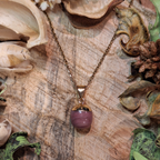 Collier pendentif en Jaspe Sang de Dragon