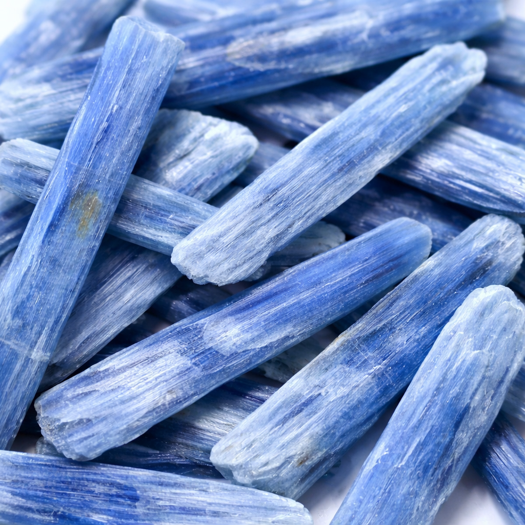 Collier pendentif en Cyanite Bleue