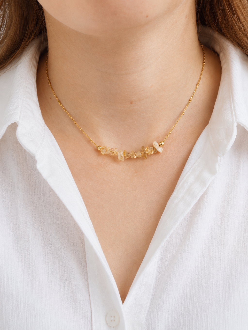 Collier avec Pierres du Soleil