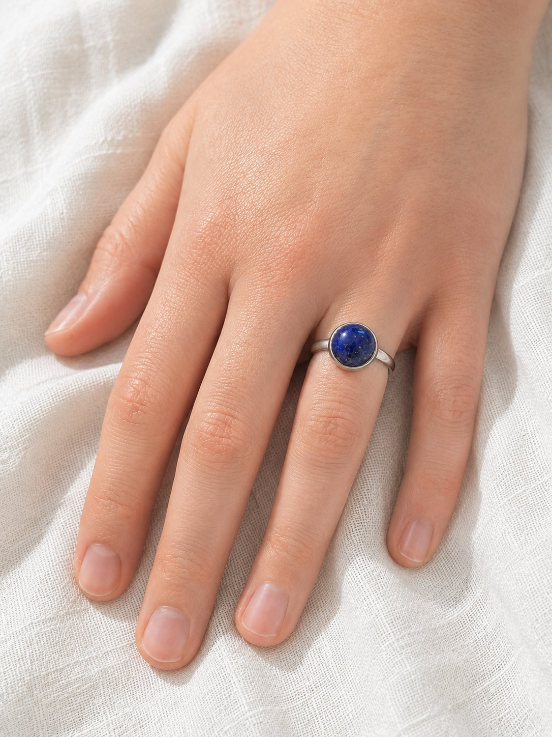 Bague avec Lapis-Lazuli