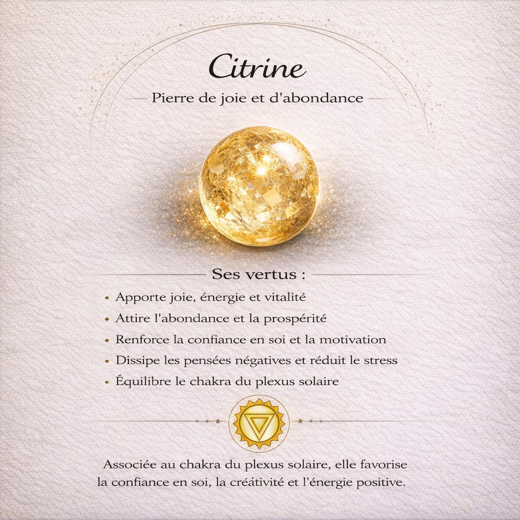 Bague en Citrine