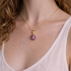 Collier pendentif en Jaspe Sang de Dragon