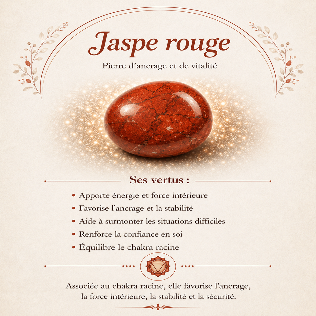 Bague avec Jaspe rouge