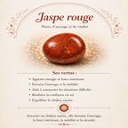 Bague avec Jaspe rouge