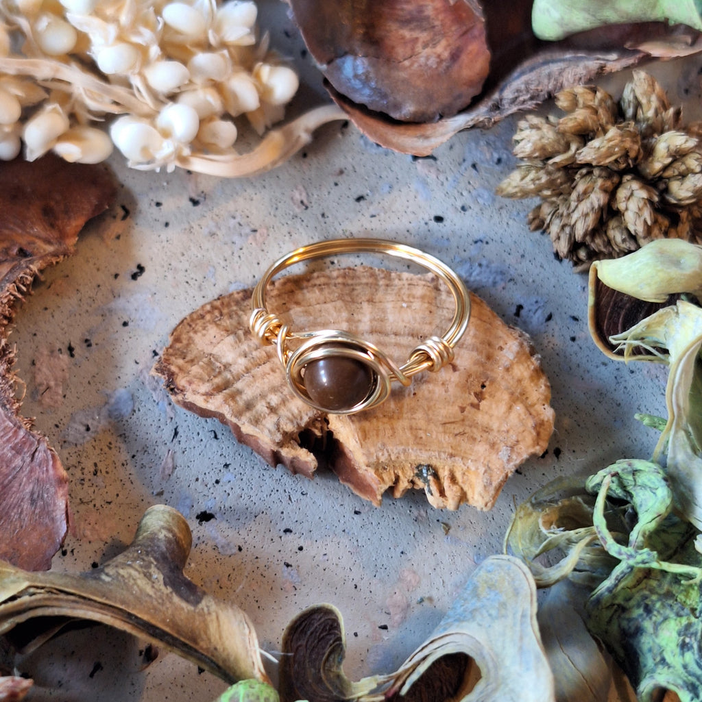 Bague avec Oeil de tigre