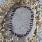 Collier avec perles en Améthyste - Sérénité Intuition Apaisement