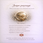 Collier pendentif en Jaspe Paysage